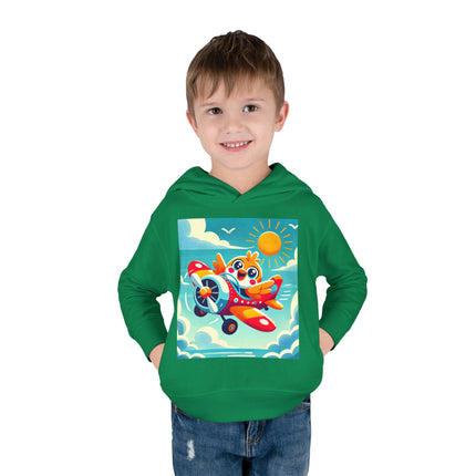 Joyful Bird Aviator Toddler Pullover Fleece Hoodie