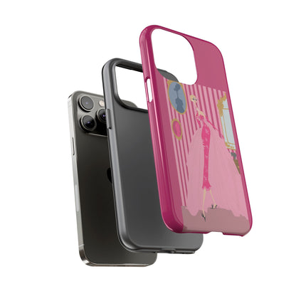 Lady in Pink Phone Case – Graceful Sophistication
