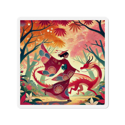 The Dragon Fairy’s Dance Die-Cut Magnets (5 Sizes)