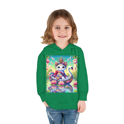 Geisha Kitten’s River Voyage Toddler Pullover Fleece Hoodie