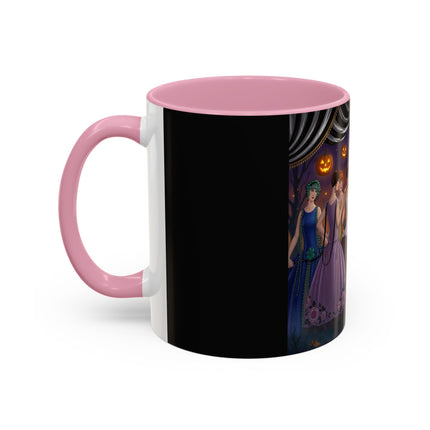 🏹🎃 Cupid's Arrow At Pumpkin Moon Manor Colorful Mug – Romantic Halloween Charm
