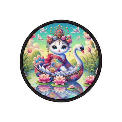 Geisha Kitten’s River Voyage Iron-On Patches