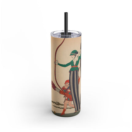 L'Arc Rouge by George Barbier Skinny Matte Tumbler, 20oz