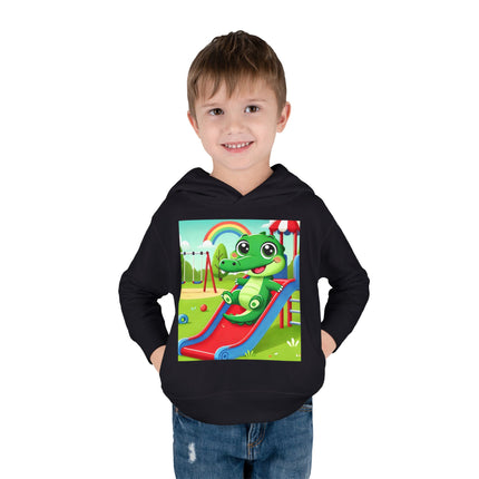Playground Crocodile Joy Toddler Pullover Fleece Hoodie