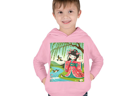 Sparrow Dance Geisha Fairy Toddler Pullover Fleece Hoodie