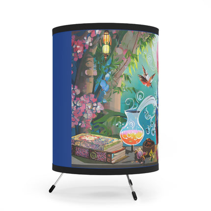 Owl's Magical Workshop Tripod Lamp