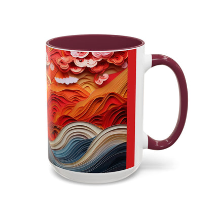 Vibrant Sunrise Sky Colorful Mugs (11oz, 15oz)