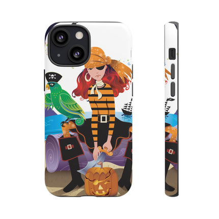 Moonlit Pirate Halloween Phone Cases