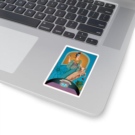 March & Aquamarine (Gem Series) by Sofia Chiostri Copper Kiss-Cut Stickers (4 Sizes)