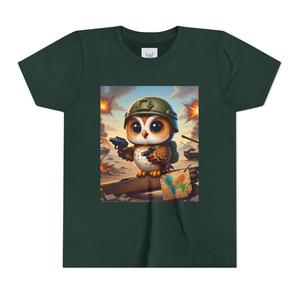 Owl on the Front Lines Youth Short Sleeve Tee