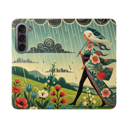 The Dragon Fairy’s Stride Flip Case – Grace, Strength & Mythic Adventure