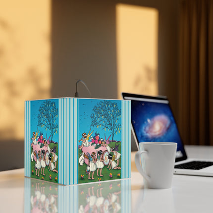 Enchanted Easter Gathering Light Cube Lamp