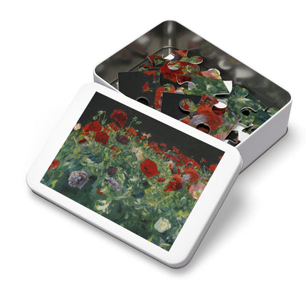 Poppies (A Study of Poppies for Carnation, Lily, Lily, Rose) by John Singer Sargent Puzzle (30, 110, 252, 500-Piece)
