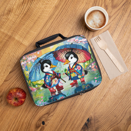 Rainy Day Ducks Lunch Bag