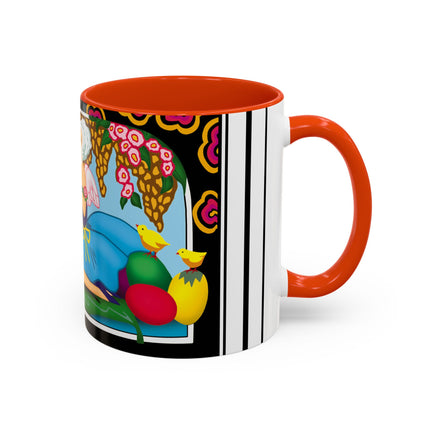 Blooms and Chicks Colorful Mugs (11oz, 15oz)