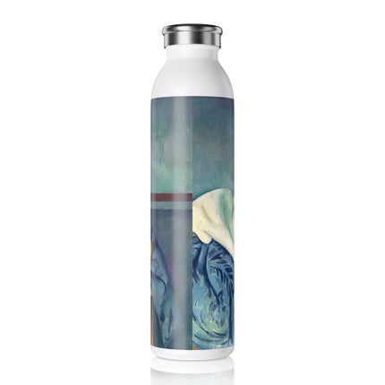 The Peppermint Bottle by Paul Cézanne Slim Water Bottle