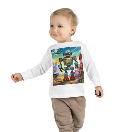 The Rusty Robot Toddler Long Sleeve Tee