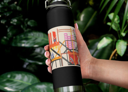 Maquettes de Théatre 4 by Alexandra Exter Copper Vacuum Insulated Bottle, 22oz