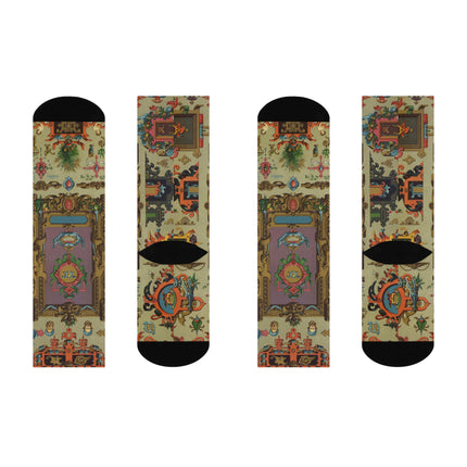 XVI et XVII Siecle 2 by Émile Prisse d'Avennes Cushioned Crew Socks