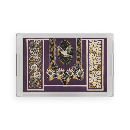 La décoration moderne dans le textile Pl. 17 by Gaston Charlet Acrylic Serving Tray