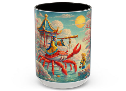 The Celestial Crab Navigator Colorful Mugs (11oz, 15oz)