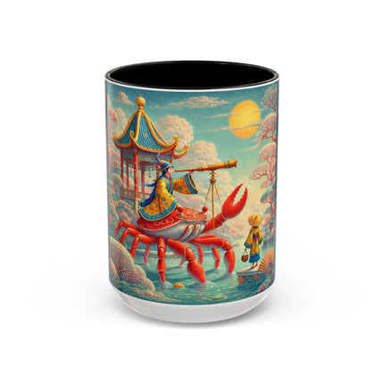 The Celestial Crab Navigator Colorful Mugs (11oz, 15oz)