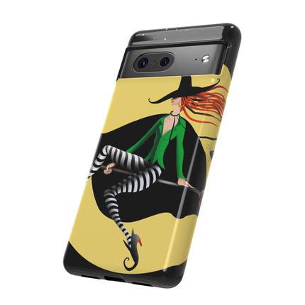 A Witch’s Moonlit Flight Phone Cases