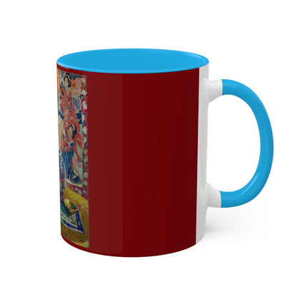 Fish, Fruits, and Flowers by Kathryn E. Cherry Colorful Mugs, 11oz