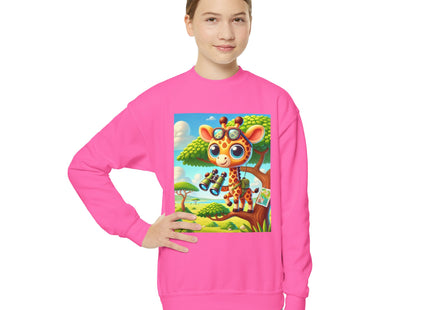 Giraffe Lookout Youth Crewneck Sweatshirt