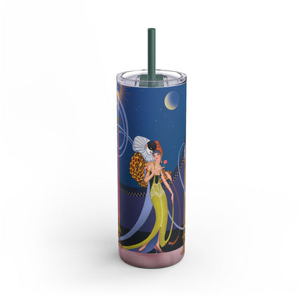 Moonlit Serenade Skinny Matte Tumbler, 20oz