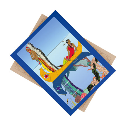 Le long du Missouri by George Barbier Ceramic Tile