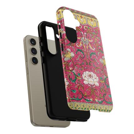 Pink Floral Pattern by Owen Jones Phone Cases