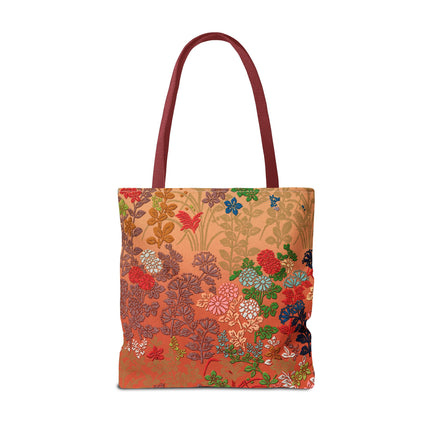 Japanese Flower Pattern by G.A. Audsley Tote Bag (AOP)
