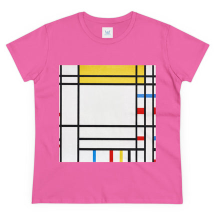 Place de la Concorde by Piet Mondrian Women's Midweight Cotton Tee