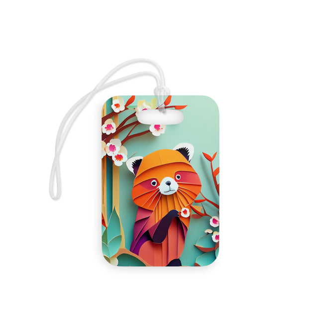 A Playful Red Panda Luggage Tags