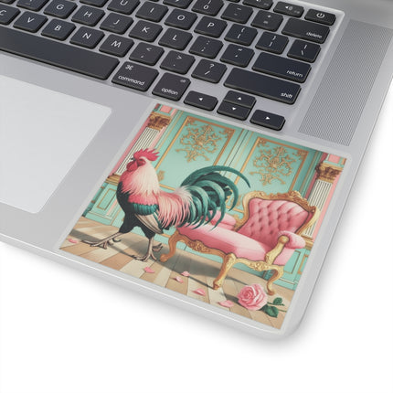 The Salon Rooster Kiss-Cut Stickers (4 Sizes)