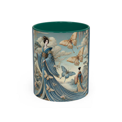 Butterfly Empress Colorful Mug – Graceful Butterflies & Timeless Elegance