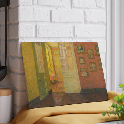 Interior, Window Light by Henri Le Sidaner Glass Cutting Board