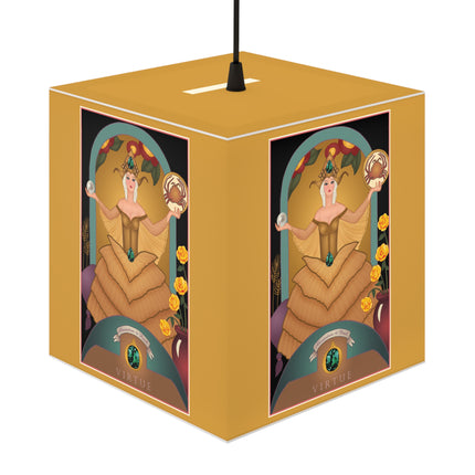 June & Pearl, Alexandrite Zodiac Light Cube Lamp