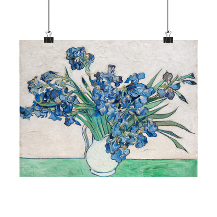 Irises by Vincent Van Gogh Matte Horizontal Posters