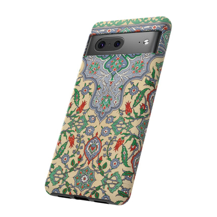 Arabic Art Pattern, Plate by Emile Prisse d’Avennes Phone Cases