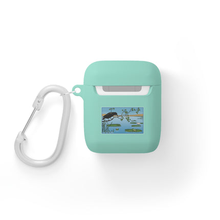 The Crow and the Frog – Enchanting Nature Art AirPods Case