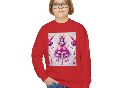 Fuchsia Fairy Youth Crewneck Sweatshirt