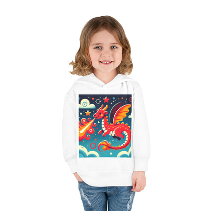 Starry Sky Dragon Toddler Pullover Fleece Hoodie