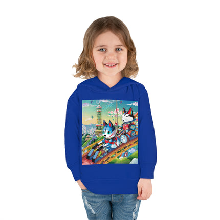 Kitsune Carnival Toddler Pullover Fleece Hoodie