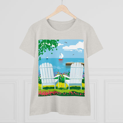 Tranquil Retreat Women's Midweight Cotton Tee