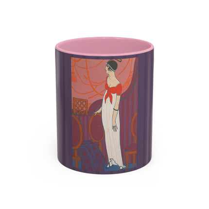 L’Entracte by Georges Lepape Colorful Mugs (11oz, 15oz)