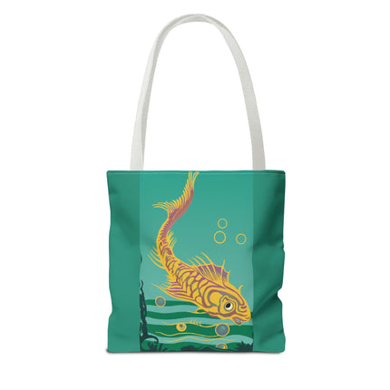 Golden Serenity Tote Bag (AOP)