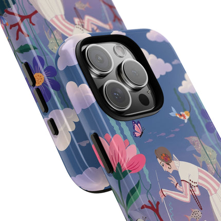 🐠🌸 The Enchanted Aquarium Garden Phone Case – Art Deco Underwater Fantasy
