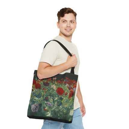 Poppies (A Study of Poppies for Carnation, Lily, Lily, Rose) by John Singer Sargent Tote Bag (AOP)
